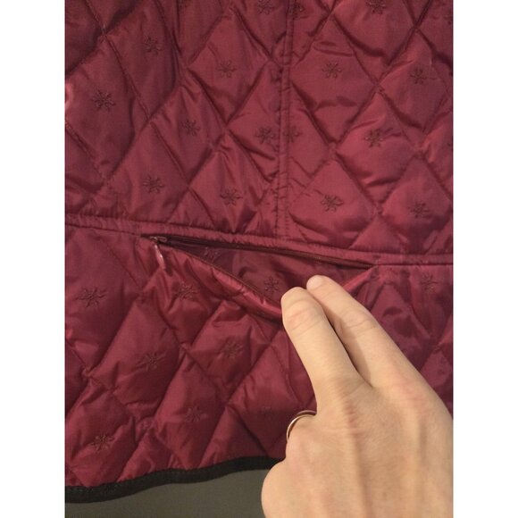 Eddie Bauer Primium Goose Down 650 Fill Puffer Vest Sz XL Quilted Snowflakes - Picture 4 of 13